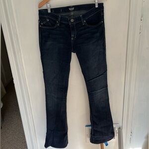 Rock & Republic size 32 lower rise flare jeans. Medium wash.